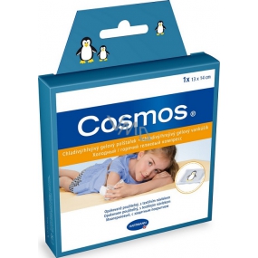 Cosmos Cooling / warming gel pillow with textile cover for children 13x14 cm 1 piece
