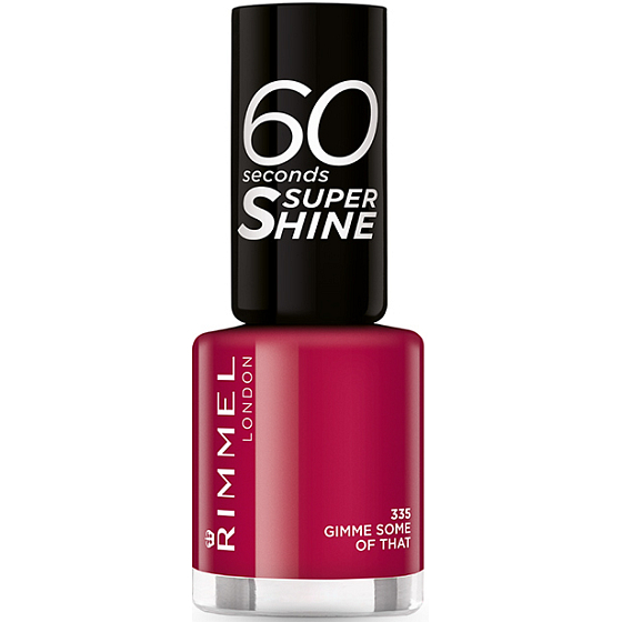 Rimmel London 60 Seconds Super Shine Nail Polish nail polish 335 Gimme Some Of That 8 ml