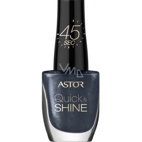 Astor Quick & Shine Nail Polish nail polish 602 Lady In Black 8 ml