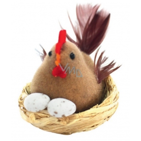 Hen in a nest 8 cm