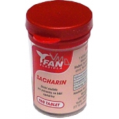Fan Sacharin Artificial sweetener 160 tablets in 10 g jar