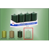 Lima Smooth Metallic Menthol Candle Cylinder 40 x 70 mm 4 pieces