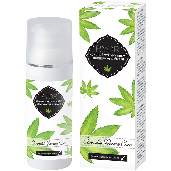 Ryor Cannabis Derma Care Hemp nourishing cream with stem cells 50 ml