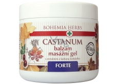 Bohemia Gifts Castanum Horse Chestnut Extract Forte extra strong balm massage gel 600 ml