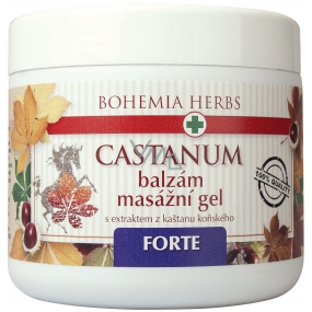 Bohemia Gifts Castanum Horse Chestnut Extract Forte extra strong balm massage gel 600 ml
