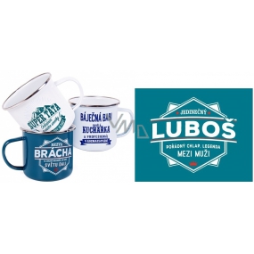Albi Tin mug named Luboš 250 ml