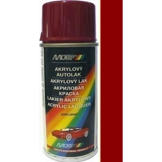 Motip Škoda Acrylic Car Paint Spray SD 8290 Romantic Red 150 ml