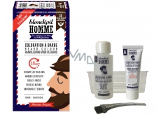 Blondepil Hair and hair without ammonia no.50 natural medium brown on dark brown beard