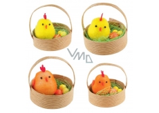 Chickens in a basket 5 cm, 2 pcs 1 basket