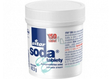 Vitar Soda tablets against heartburn, stomach pressure and when feeling full 150 pieces