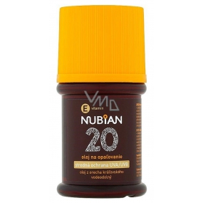 Nubian OF20 Waterproof suntan oil 60 ml