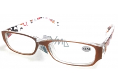 Diop.plastic glasses + 4 orange-brown sides with MC2084 rectangles