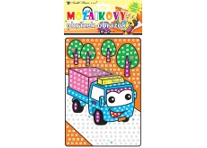 Mosaic means of transport truck 23 x 16 cm