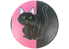 Albi Original Double Handbag mirror Cat diameter 7 cm