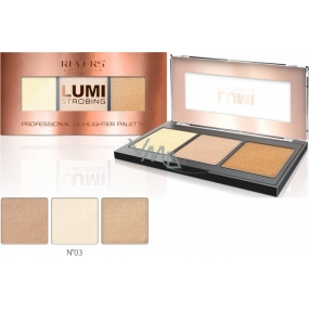 Revers Lumi Strobing Professional Highlighter Palette palette of brighteners 03 12.5 g