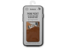 If Bookaroo Phone Pocket Case - phone pocket for documents brown 195 x 95 x 18 mm