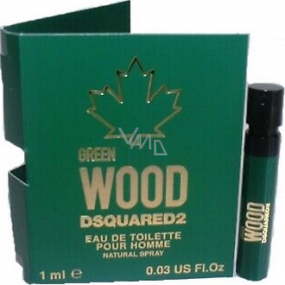 Dsquared2 Green Wood eau de toilette for men 1 ml with spray, vial