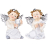 Angel sitting polystone on stand mix 130 x 150 mm