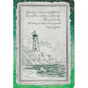 Ditipo Diary Antique Lighthouse A5 15 x 21 cm
