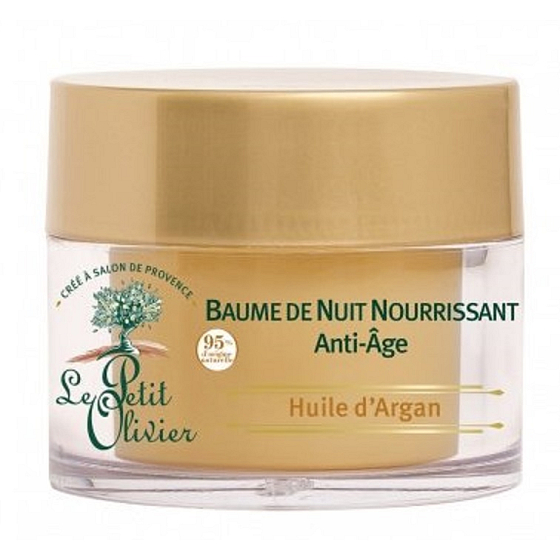 Le Petit Olivier Argan Oil Anti-Age Regenerating Night Balm 50 ml