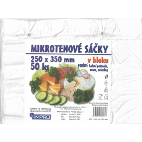 Impro Microtene Bag in Block 12my 250 x 350 mm 50 pieces