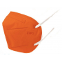 Famex Respirator oral protective 5-layer FFP2 face mask orange 1 piece