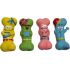 Trixie Latex Bone Musicians Squeaky Dog Toy 14 cm Various Colors