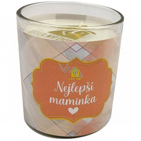 Nekupto Cozy Home Best Mommy gift scented candle in glass 9,5 x 9 cm