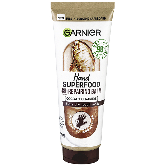Garnier Hand Superfood Cocoa moisturizer for dry to stressed hands 75 ml