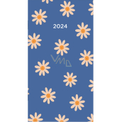 Albi Diary 2024 Pocket fortnightly Daisies 8,2 x 15,3 x 0,5 cm