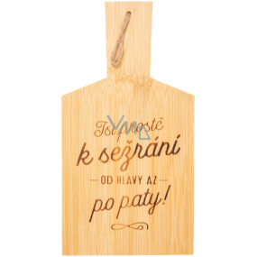 Albi Board with dedication You're simply to be devoured 14 x 26,5 x 1 cm