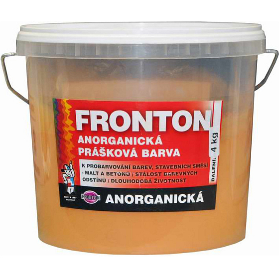 Fronton prášková barva do stavebních směsí malt a betonů, 0731 cihlová červeň, 4 kg
