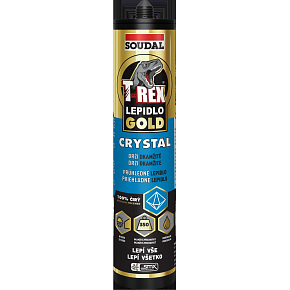 Soudal T-Rex Crystal mounting adhesive, transparent, 290 ml