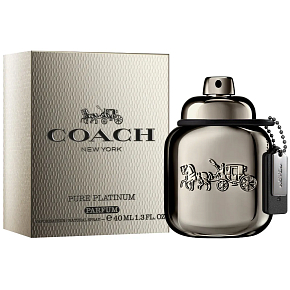 Coach Men Pure Platinum perfume for men 40 ml