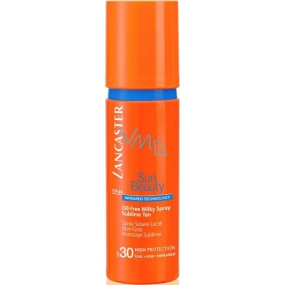 Lancaster Sun Beauty Oil Free Milky SPF30 cream sunscreen spray 150 ml