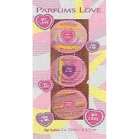 Parfums Love Sweet Lips lip balm 3 x 10 ml girl's cassette