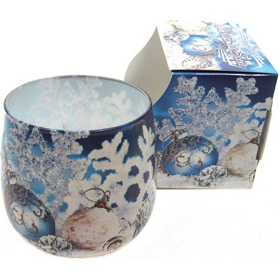 Santo Candles Christmas Scene scented candle in glass 100 g