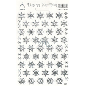 Arch Holographic decorative stickers Christmas snowflakes silver 1 arch