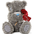 Me to You Teddy bear with a flower With Love 35 cm