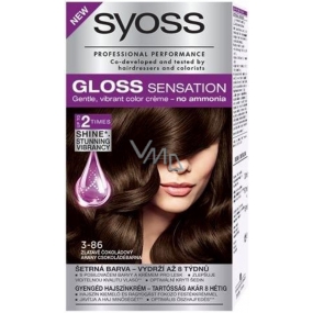 Syoss Gloss Sensation Gentle hair color without ammonia 3-86 Golden chocolate 115 ml
