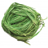 Raffia green colored bast for decoration 30 g