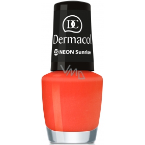 Dermacol Neon Polish Neon nail polish 25 Sunrise 5 ml