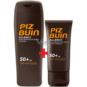 Piz Buin Allergy SPF50 sunscreen 200 ml + SPF50 sunscreen 50 ml, duopack