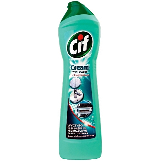 Cif Cream Bleach abrasive cleaning liquid sand 250 ml