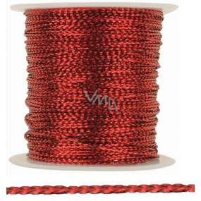 Red decorative thread 20 m
