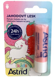 Astrid Kids Strawberry Gloss Lip Balm for children 4,8 g