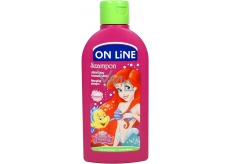 On Line Kids Ariel Malina 2v1 sprchový gel a šampon na vlasy pro děti 250 ml