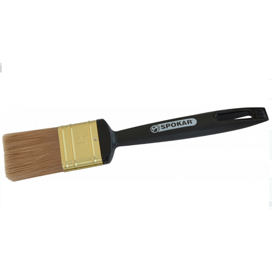 Spokar Evo paint brush flat, plastic handle 81267 size 1.5