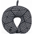 Albi Massage Travel Pillow Geometric pattern black & white 30 x 28 x 10 cm