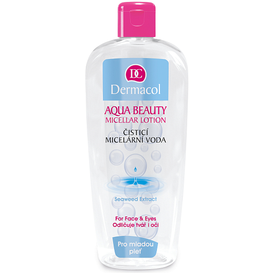 Dermacol Aqua Beauty Micellar Lotion cleansing micellar water 400 ml